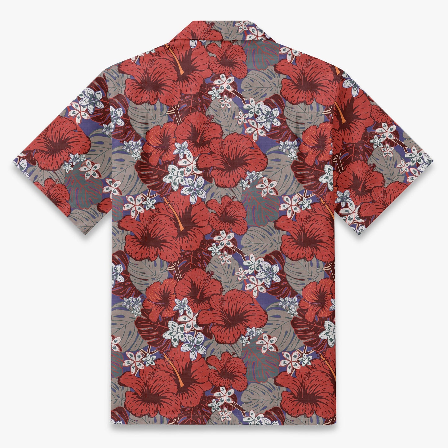 Crimson Heritage Hibiscus Camp Shirt