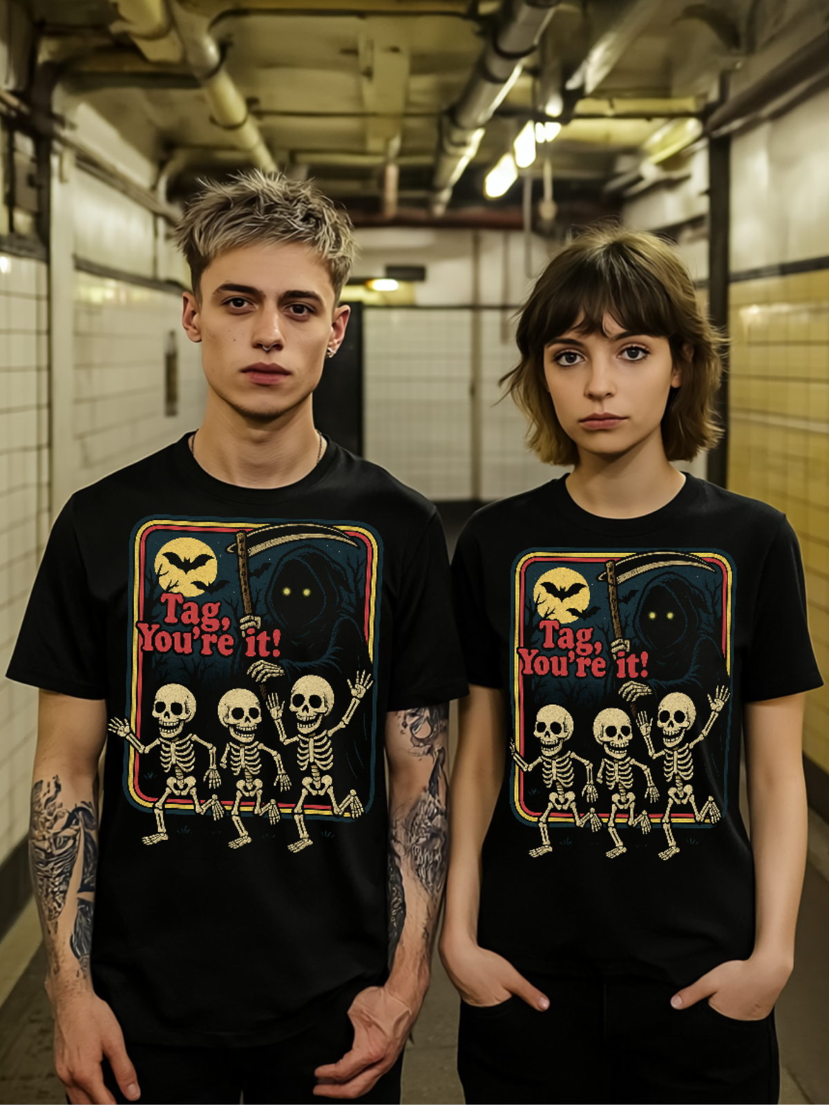 Tag, You're it - Creepy Cute Halloween T-Shirt (LIMITED)