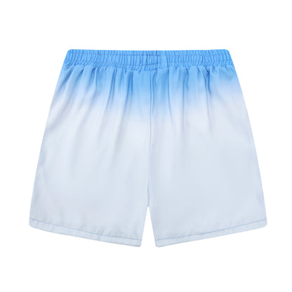 Mouse Drive Print Elastic Waistband Summer Casual Shorts