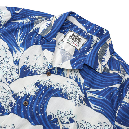Great Wave Kanagawa Camp Collar Short Sleeve Shirt