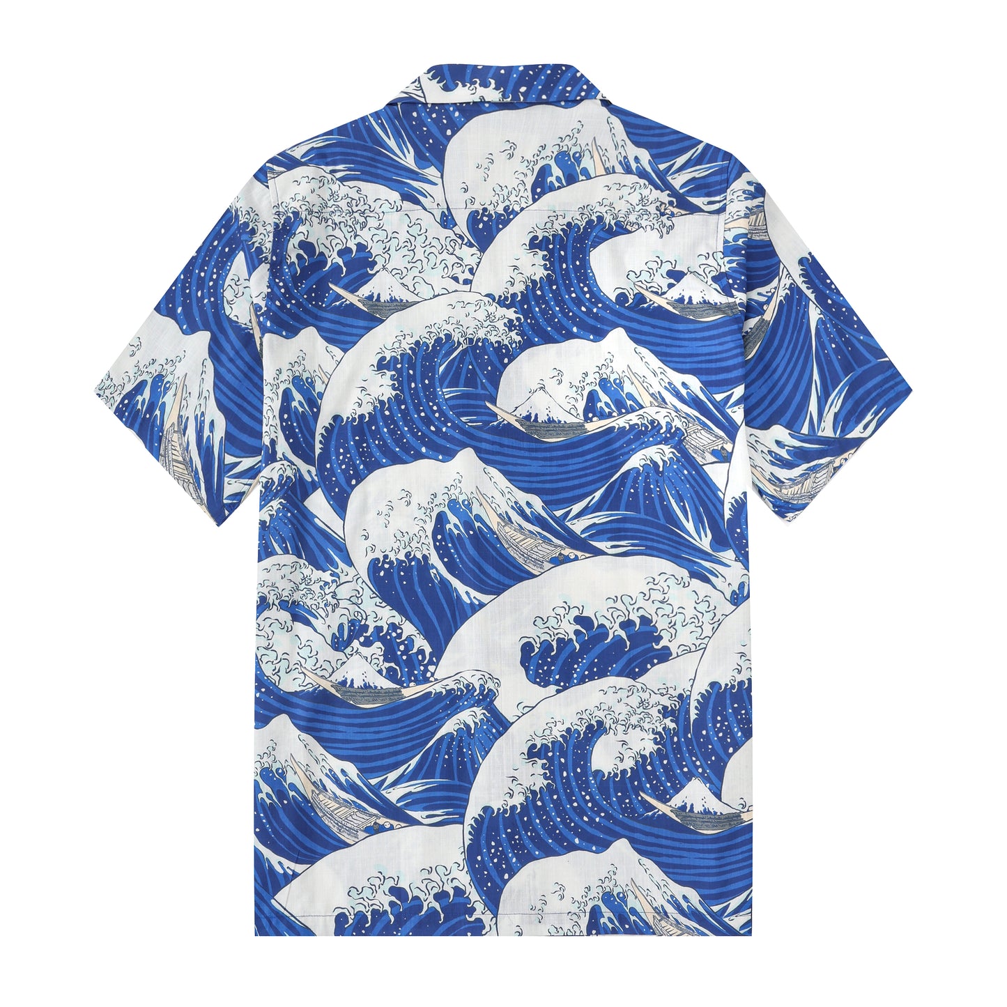 Great Wave Kanagawa Camp Collar Short Sleeve Shirt