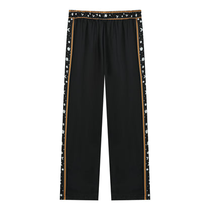 Halloween Bogy Casual Trousers With Elastic Waistband