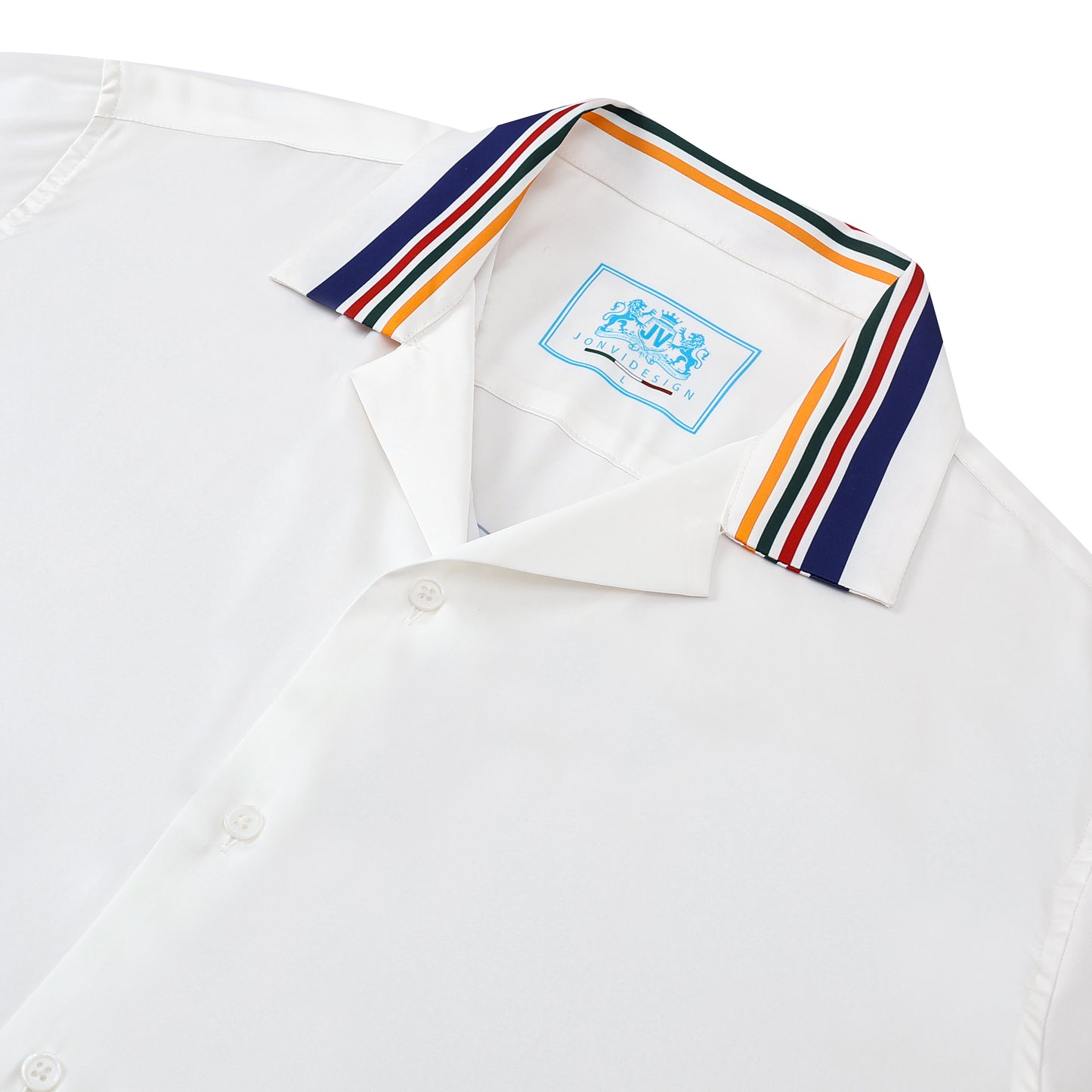 Tropical Style Short Sleeve Sports Shirt for Men