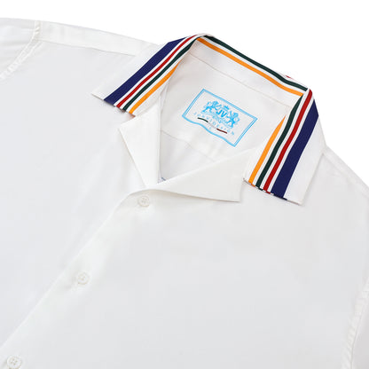 Tropical Style Short Sleeve Sports Shirt for Men