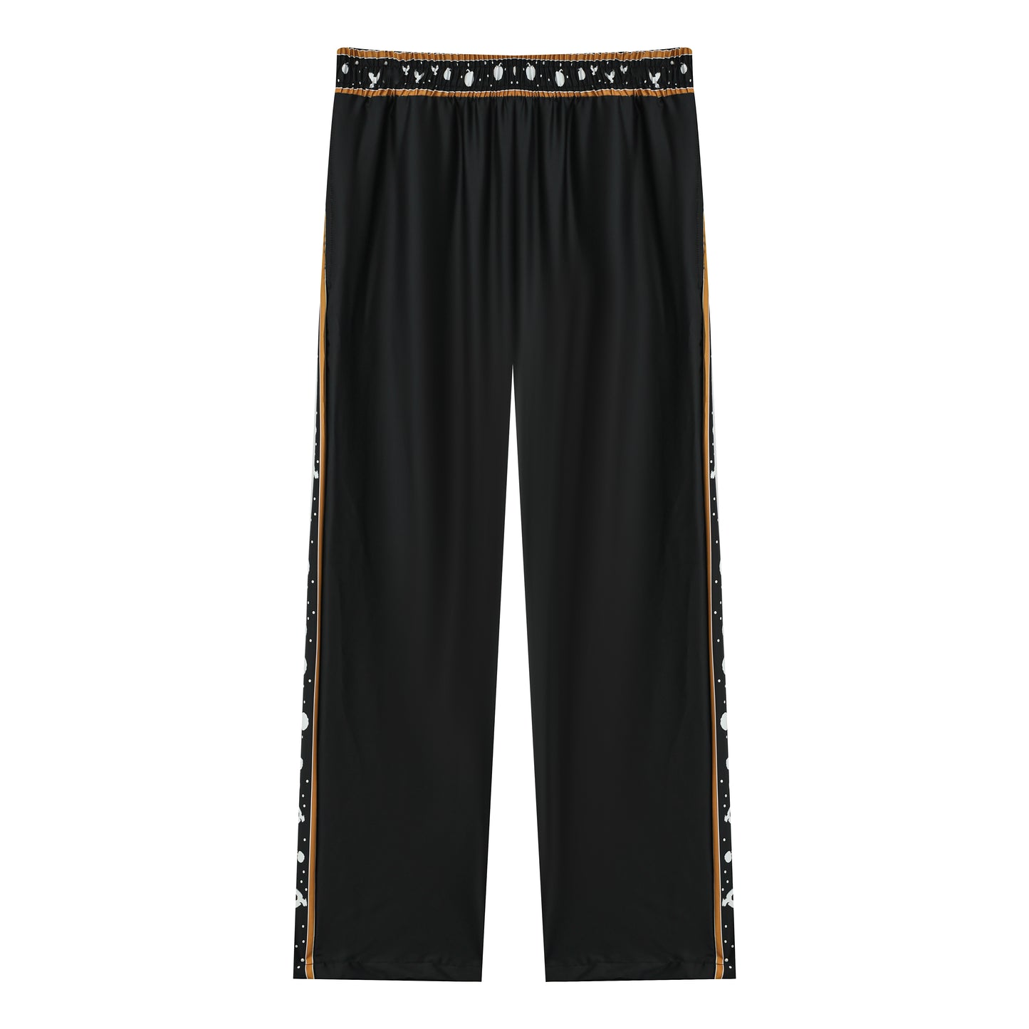Halloween Bogy Casual Trousers With Elastic Waistband
