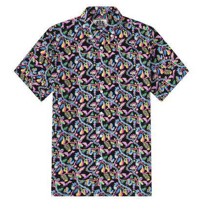 Aloha Style Batman Button Short Sleeve Shirt