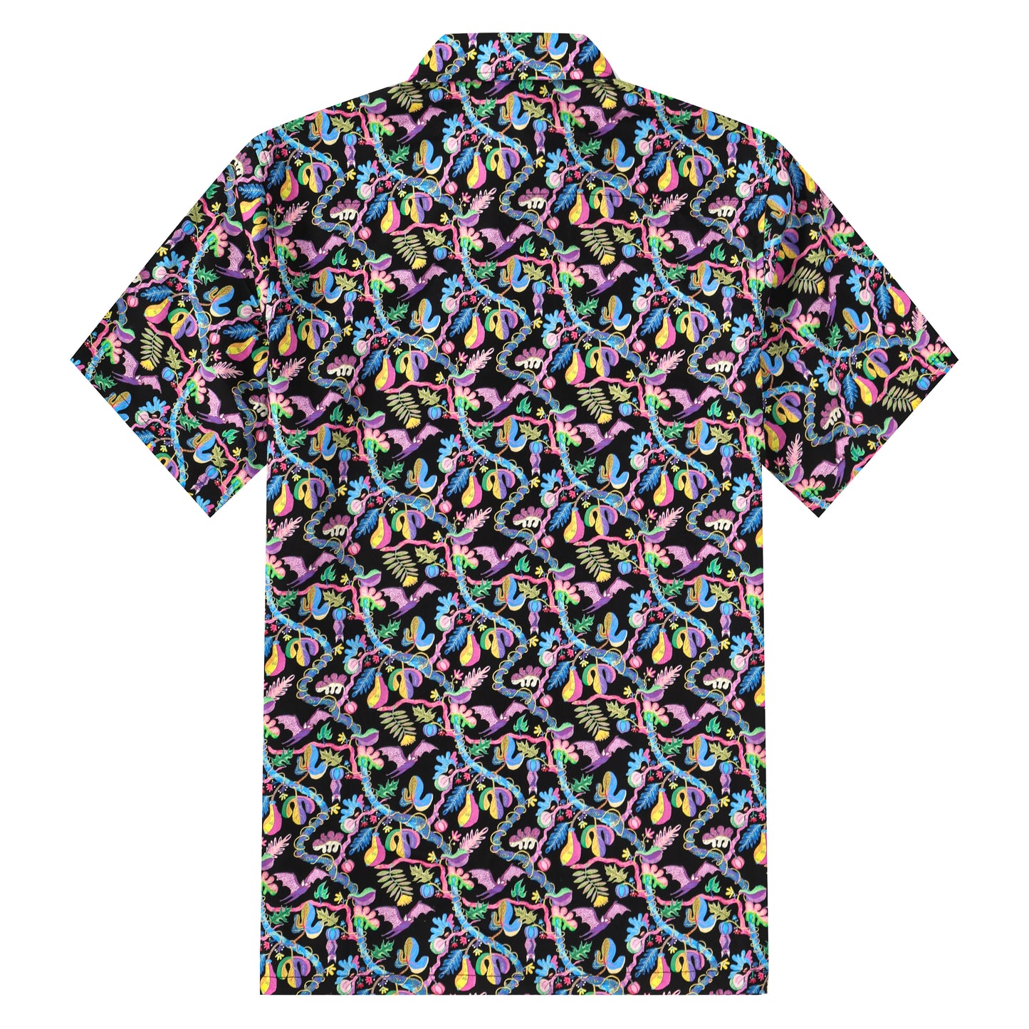 Aloha Style Batman Button Short Sleeve Shirt