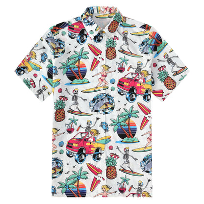 Vacation Wear Print Short Sleeve Shirt