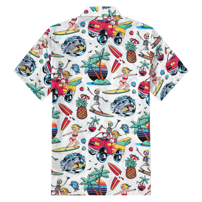 Vacation Wear Print Short Sleeve Shirt