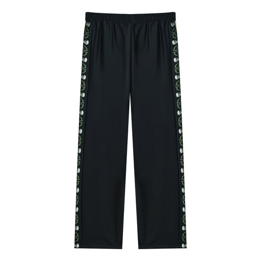 Halloween Ghost Casual Trousers With Elastic Waistband