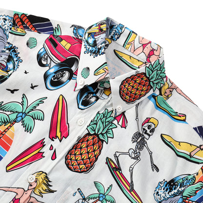 Vacation Wear Print Short Sleeve Shirt