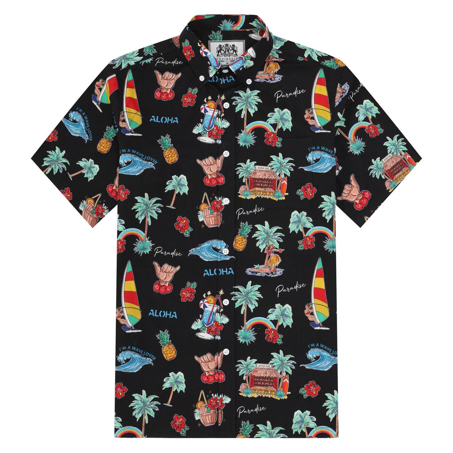 Summer Vibe Button Short Sleeve Shirt