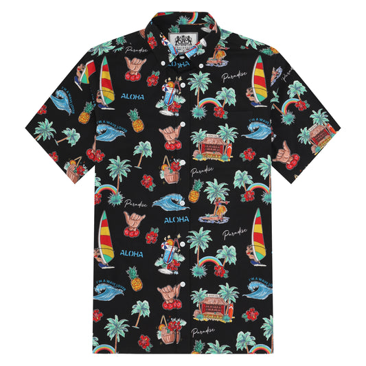 Summer Vibe Button Short Sleeve Shirt