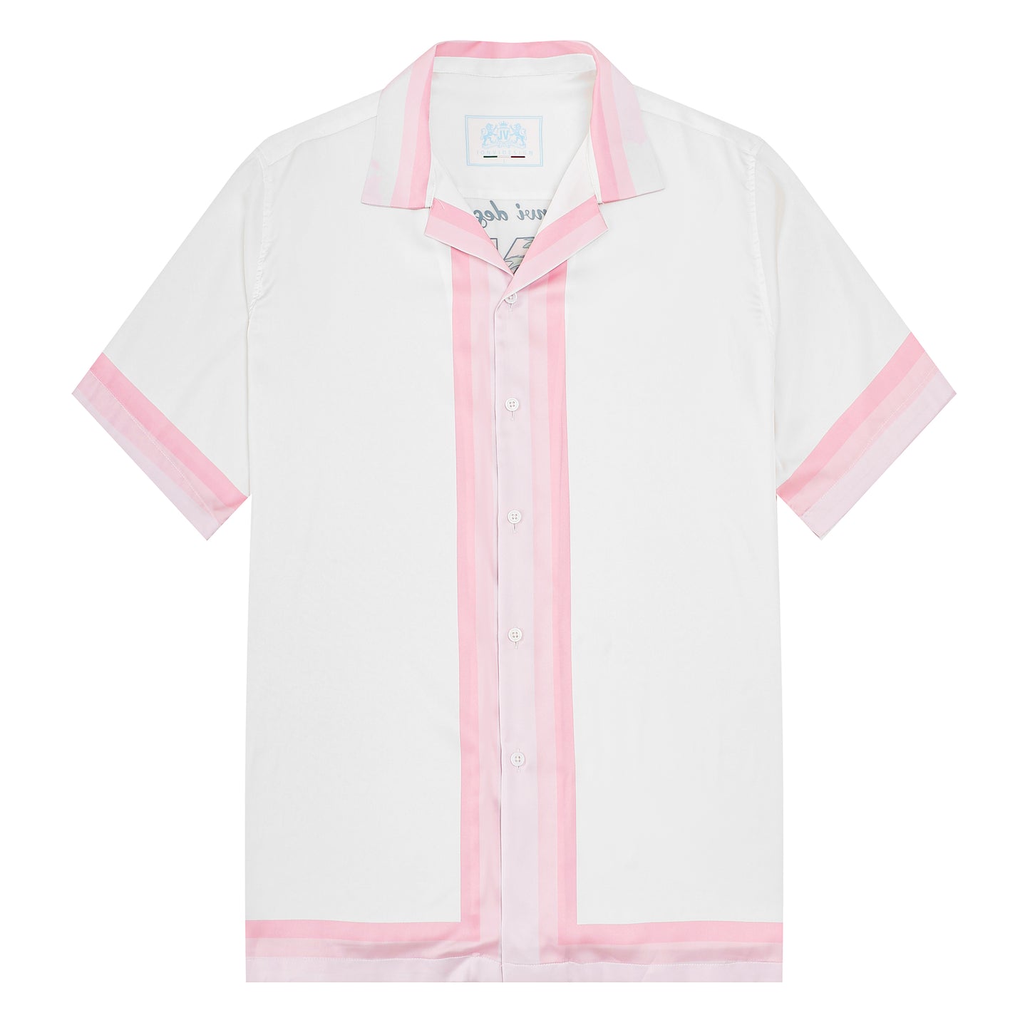 Vacation Wear Palm Tree Pattern Camp Collar Casual Shirt for Men