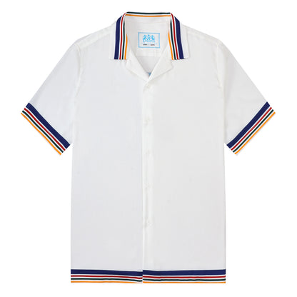 Tropical Style Short Sleeve Sports Shirt for Men
