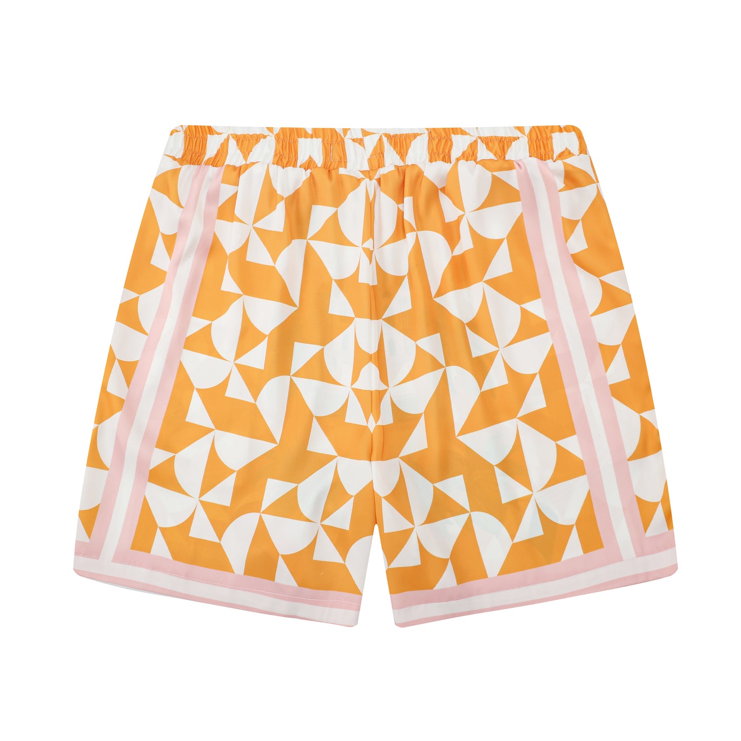 Retro Palace Tennis Coconut Pattern Waistband Shorts