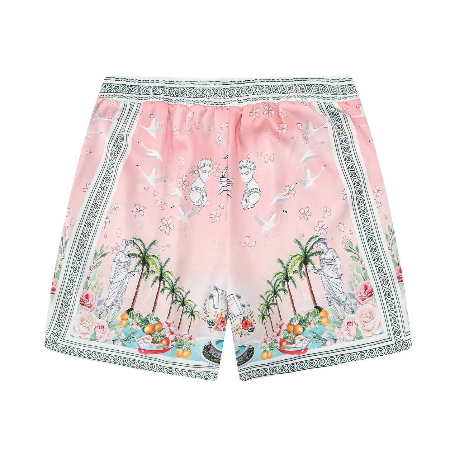 Retro Palace Spotted Dog Printed Waistband Shorts