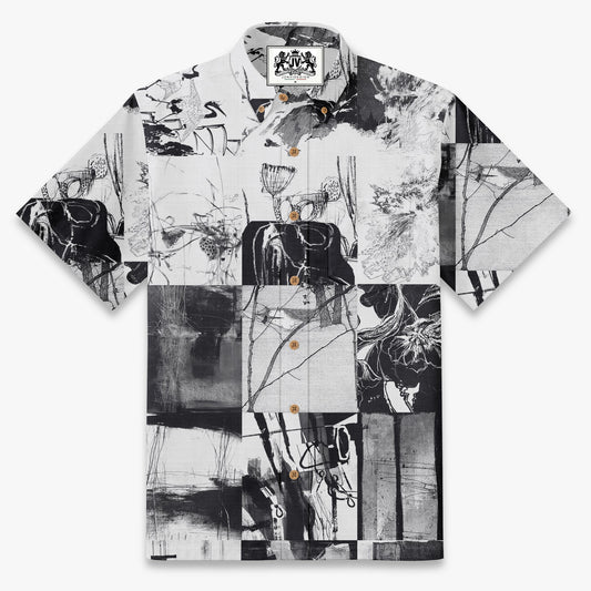 Abstract Ink Canvas Shirt