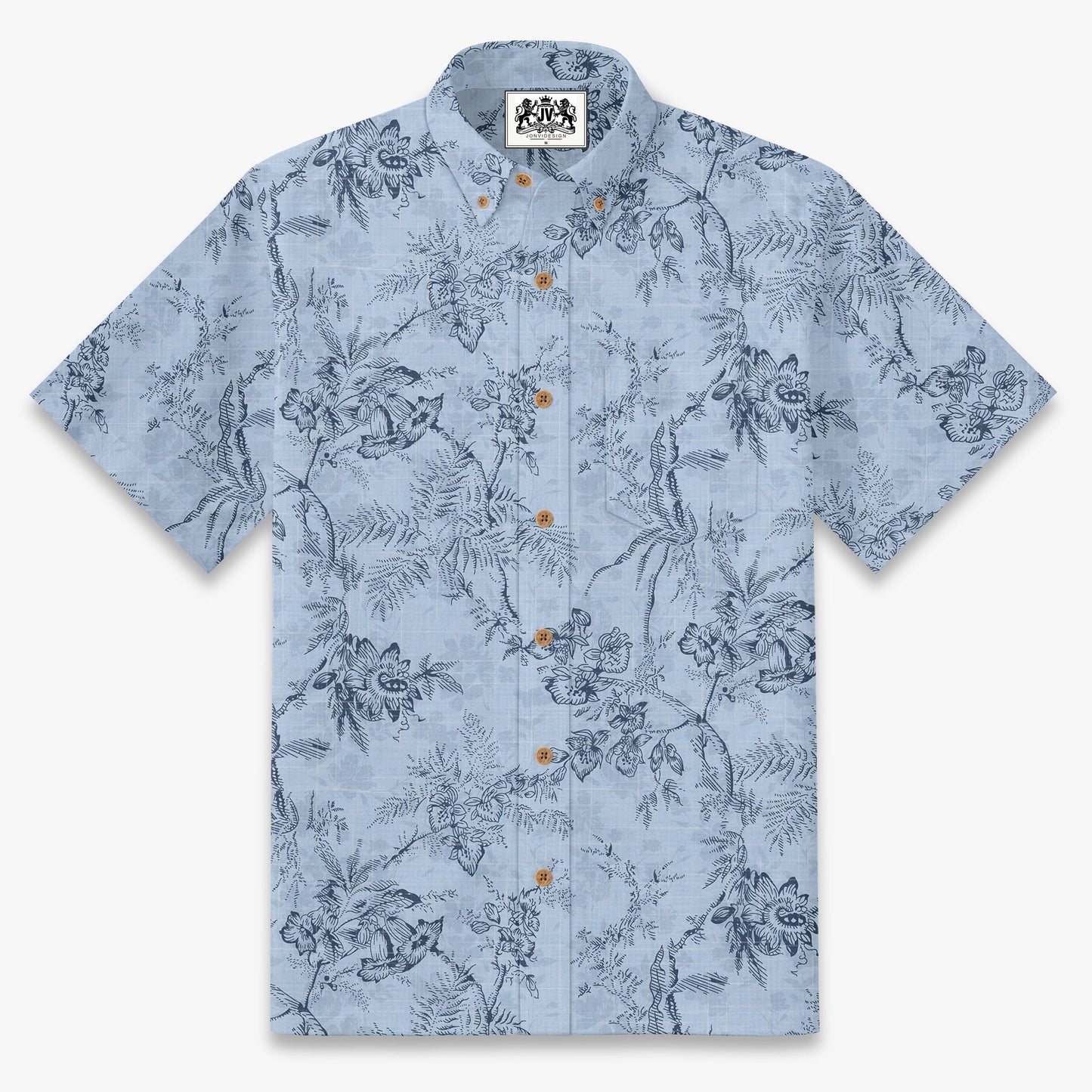 Monochromatic Botanical Toile