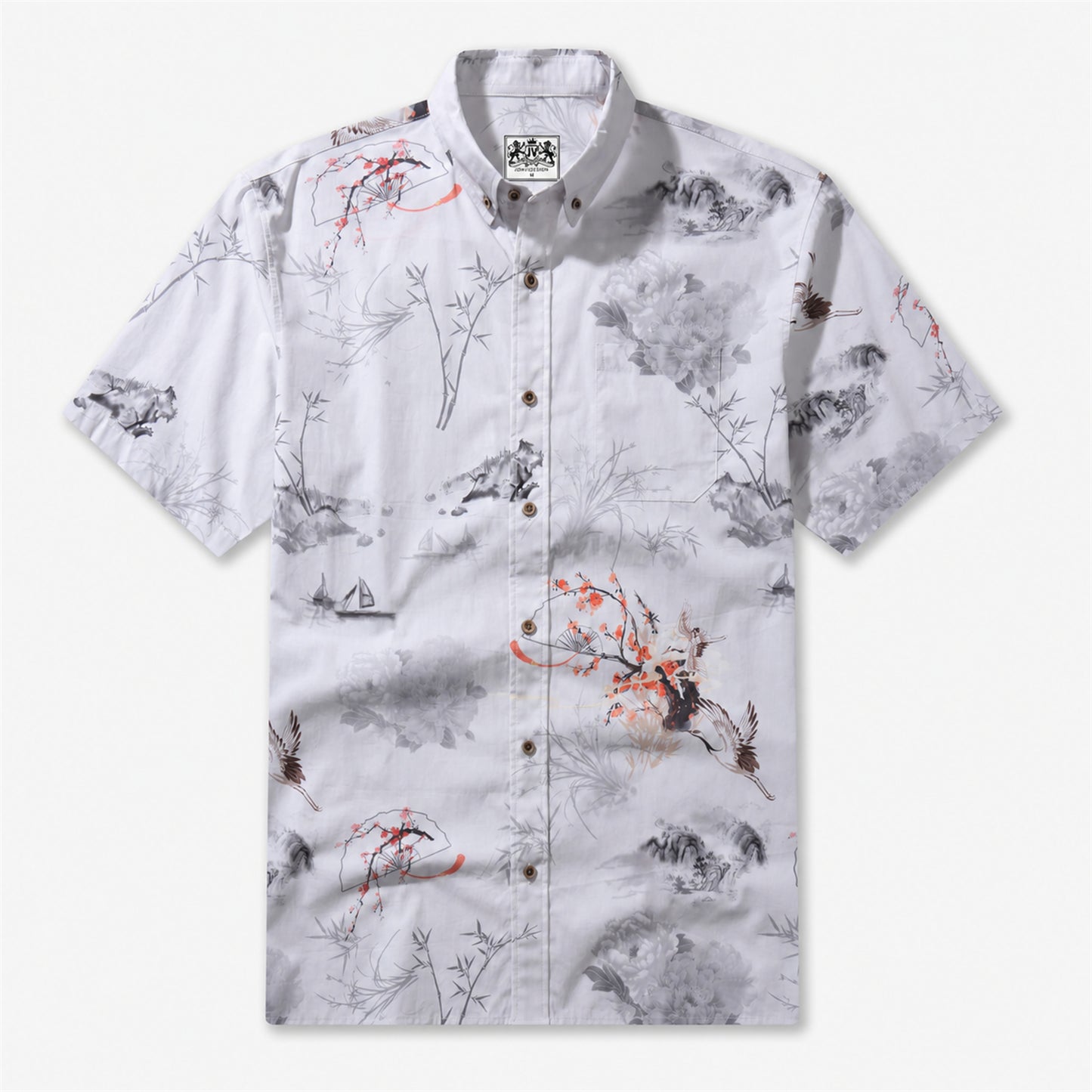 Oriental Poetic Landscape Shirt
