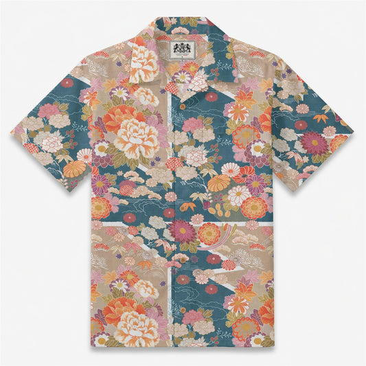 Kyoto Blossom Camp Shirt