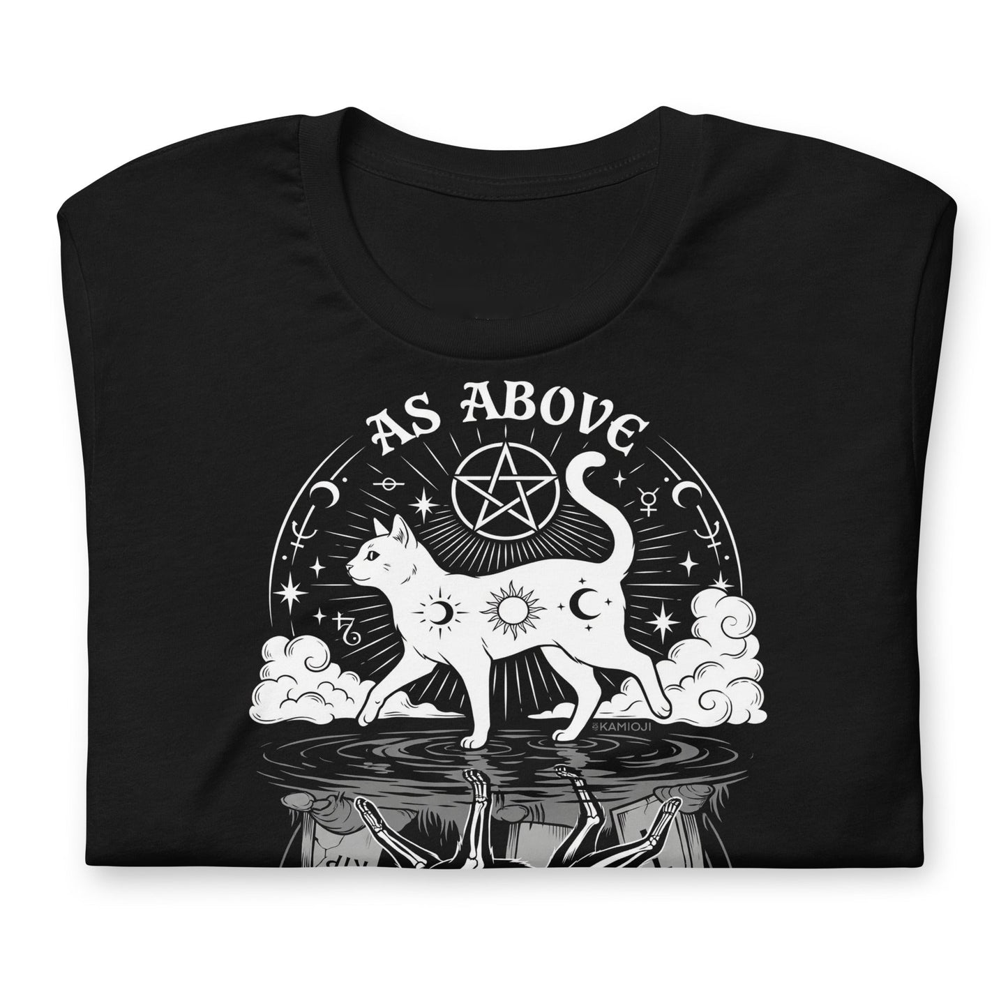 As Above So Below Cat Shirt