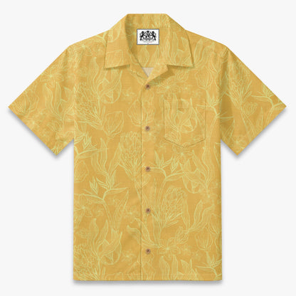 Coastal Protea Sketch Camp Shirt