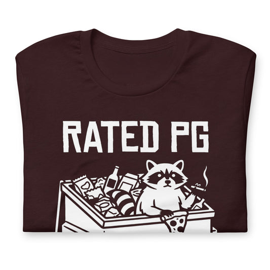"Rated PG" Raccoon Tee