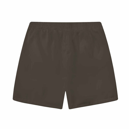 Maze Alphabet Pattern Elastic Waistband Summer Casual Shorts