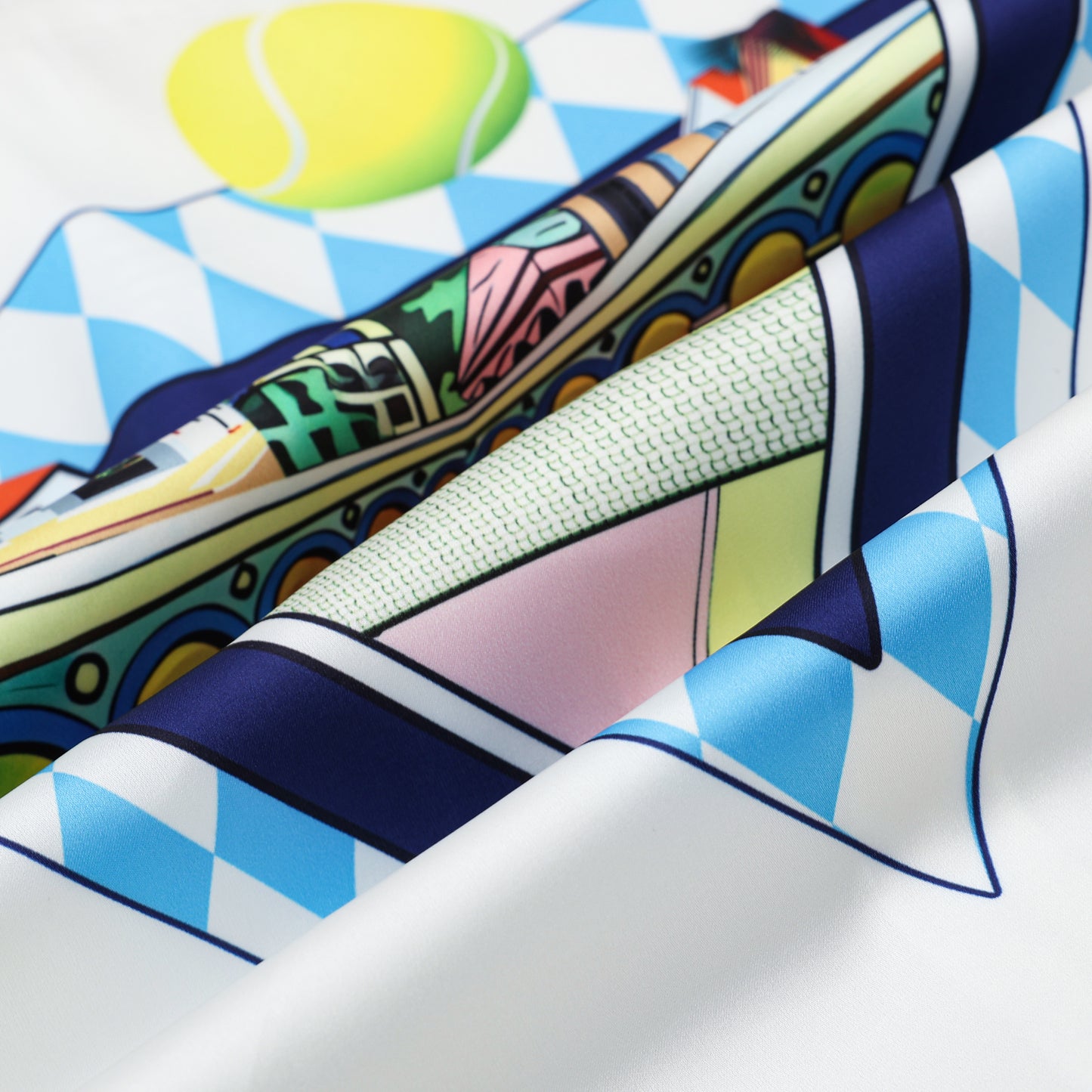 Resort Wear Western Architecture Pattern Short Sleeve Shirt