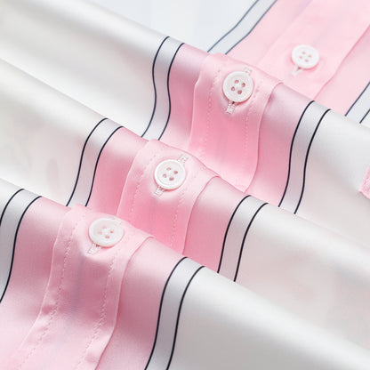 Marine Seahorse Pattern Short Sleeve Button Shirt