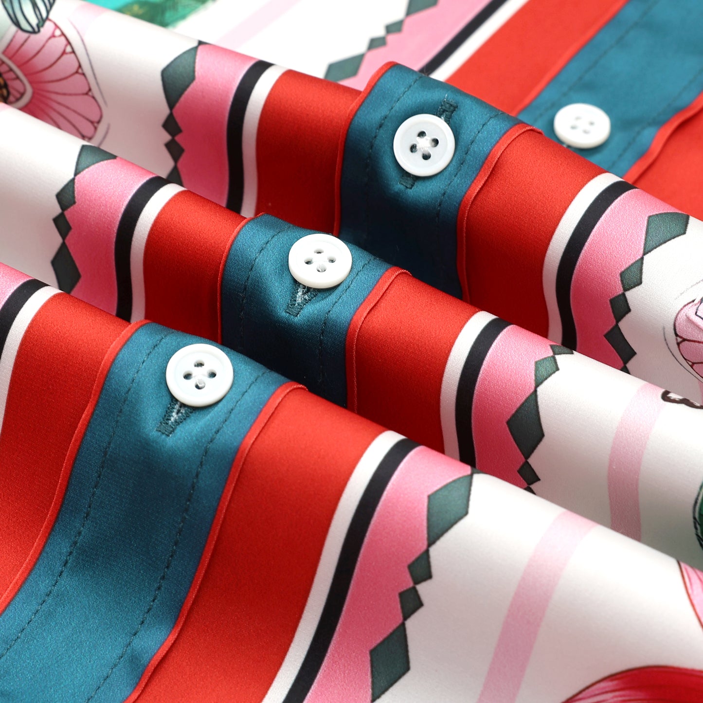 Tropical Style Flamingo Short Sleeve Shirt for Men
