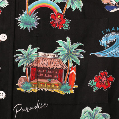 Summer Vibe Button Short Sleeve Shirt
