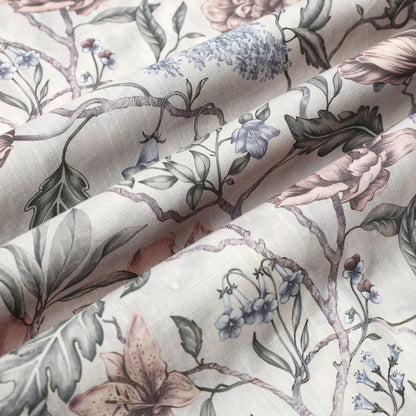 Floral Pattern Button Short Sleeve Shirt
