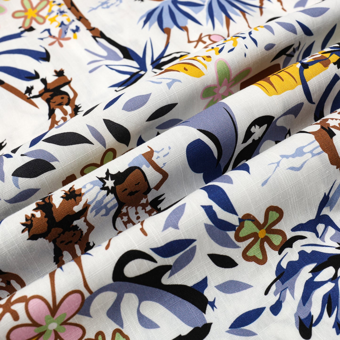 Hawaii Pattern Button Short Sleeve Shirt