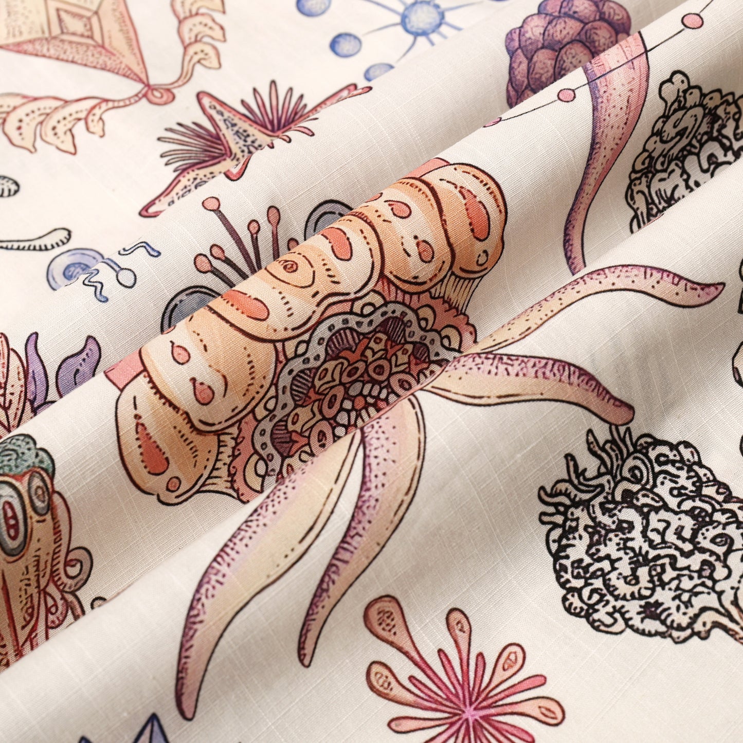 Underwater Pattern Button Short Sleeve Shirt