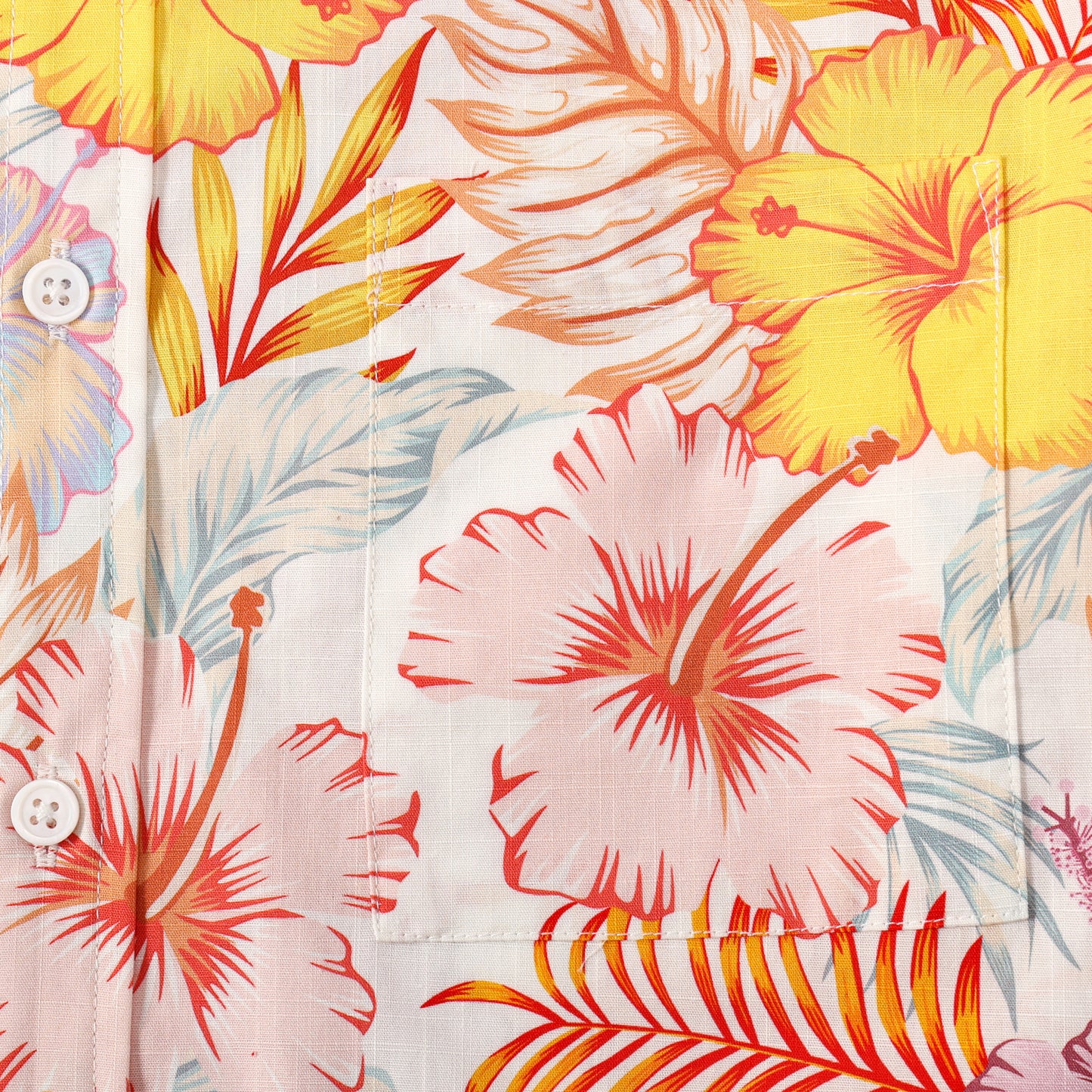 Lily Floral Pattern Short Sleeve Shirt