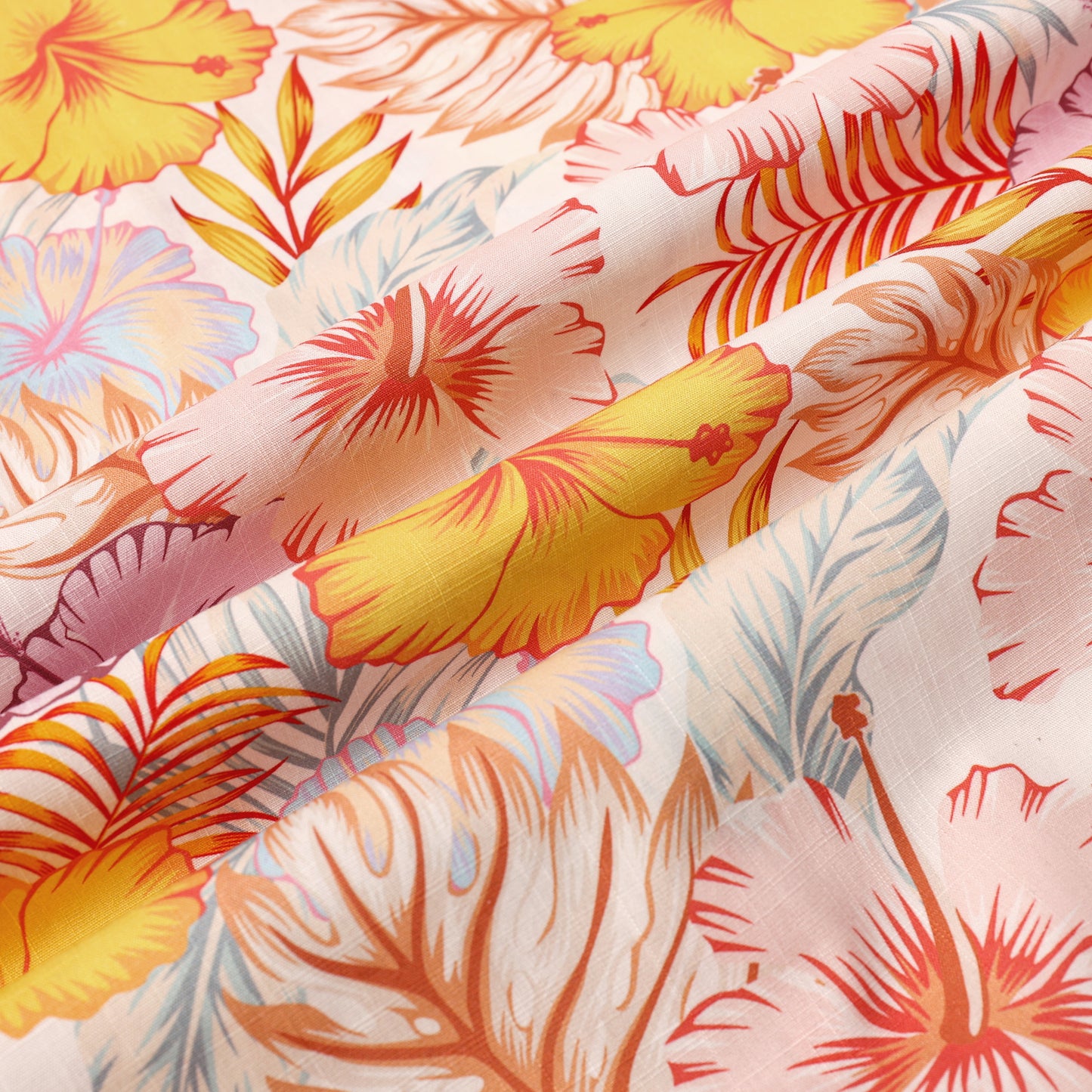 Lily Floral Pattern Short Sleeve Shirt