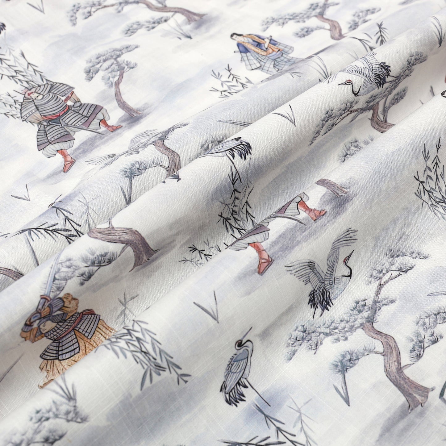 Ancient Soldier Print Button Short Sleeve Shirt