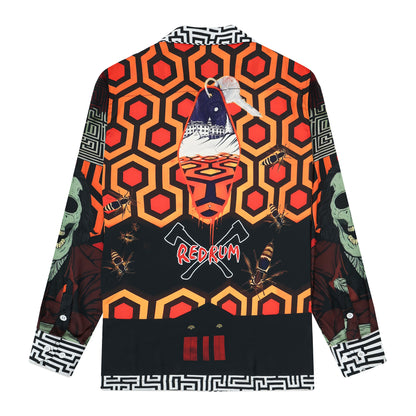 The Shining Halloween Long Sleeve Camp Collar Shirt