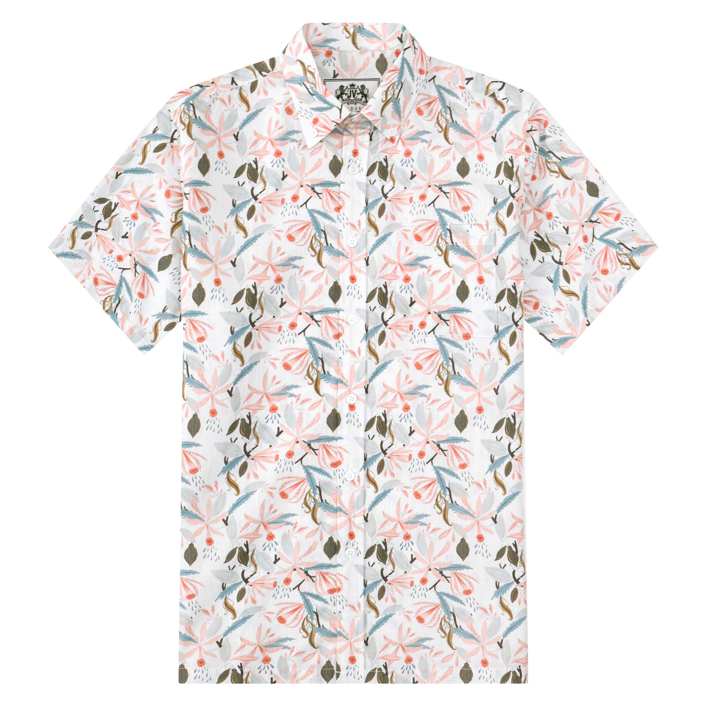 Aloha Style Button Short Sleeve Shirt