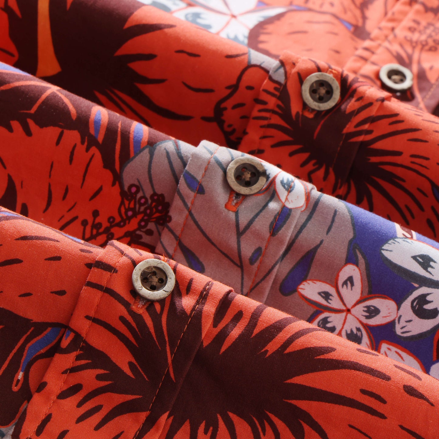 Crimson Heritage Hibiscus Aloha Shirt