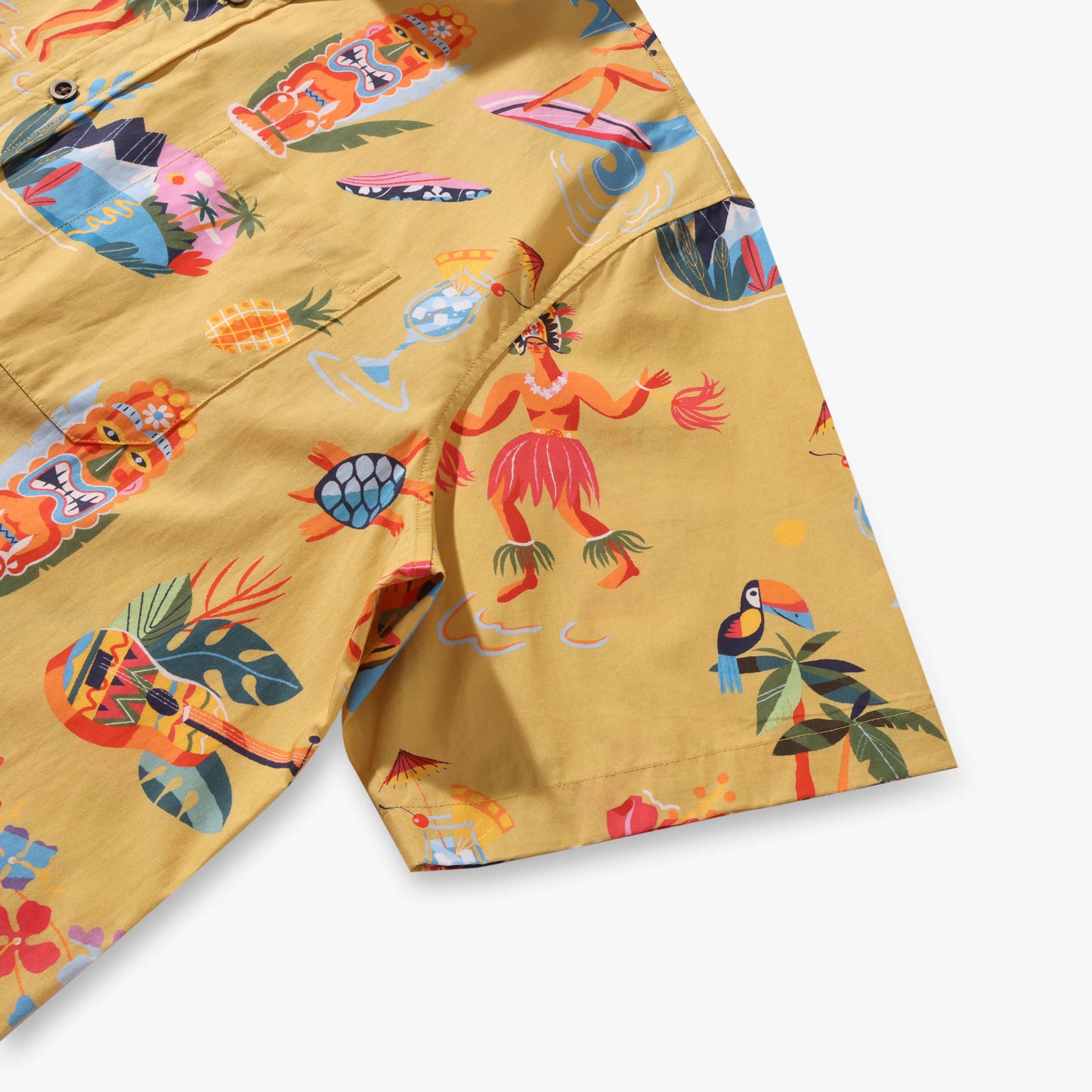 Retro Tiki Luau Hawaiian Shirt