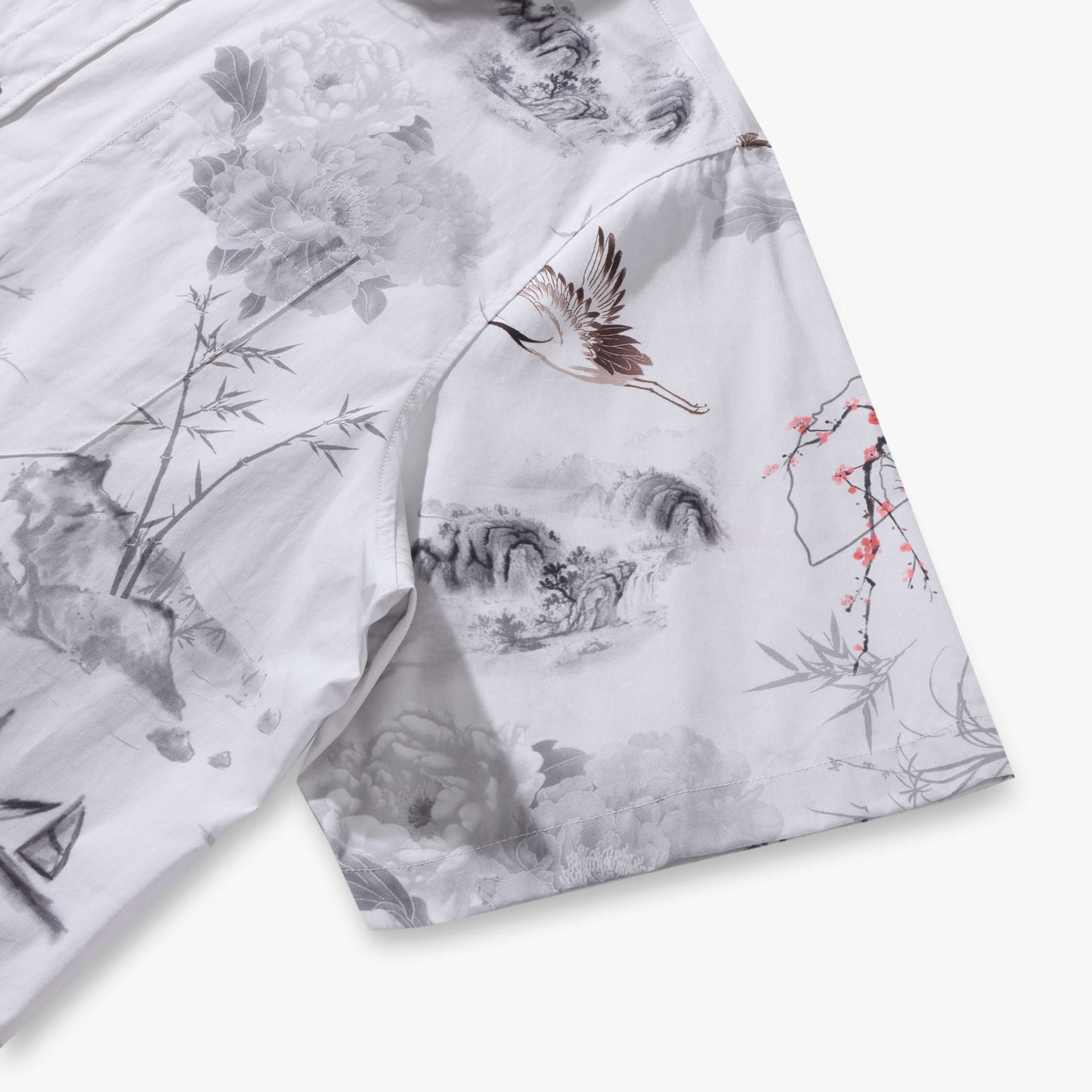 Oriental Poetic Landscape Shirt