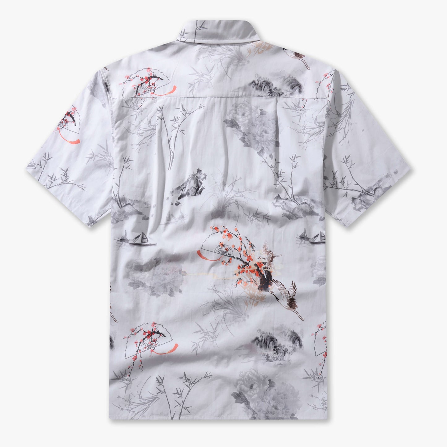 Oriental Poetic Landscape Shirt