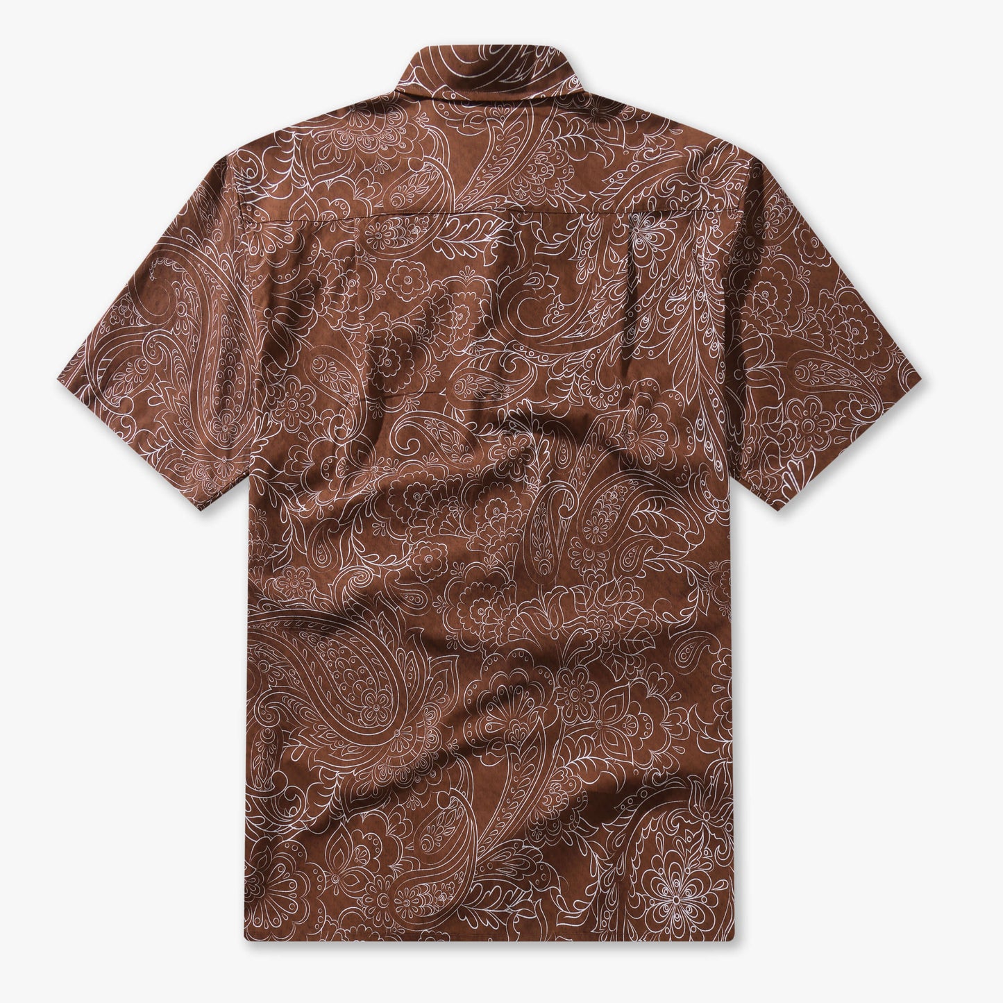 Cocoa Paisley Vintage Short-Sleeve