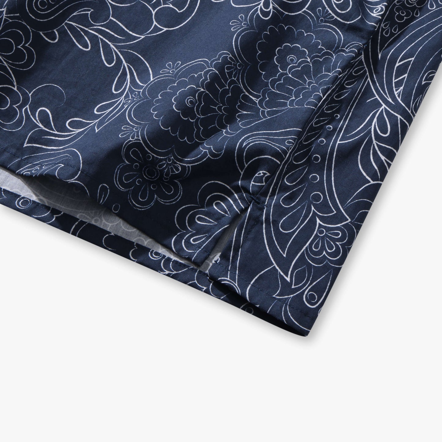 Cocoa Paisley Vintage Short-Sleeve
