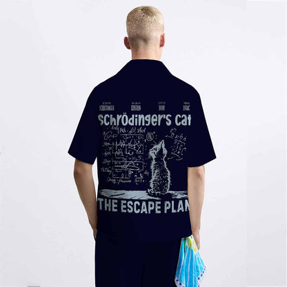 Schrodinger's Cat The Escape Plan Elastic Band Casual Shorts