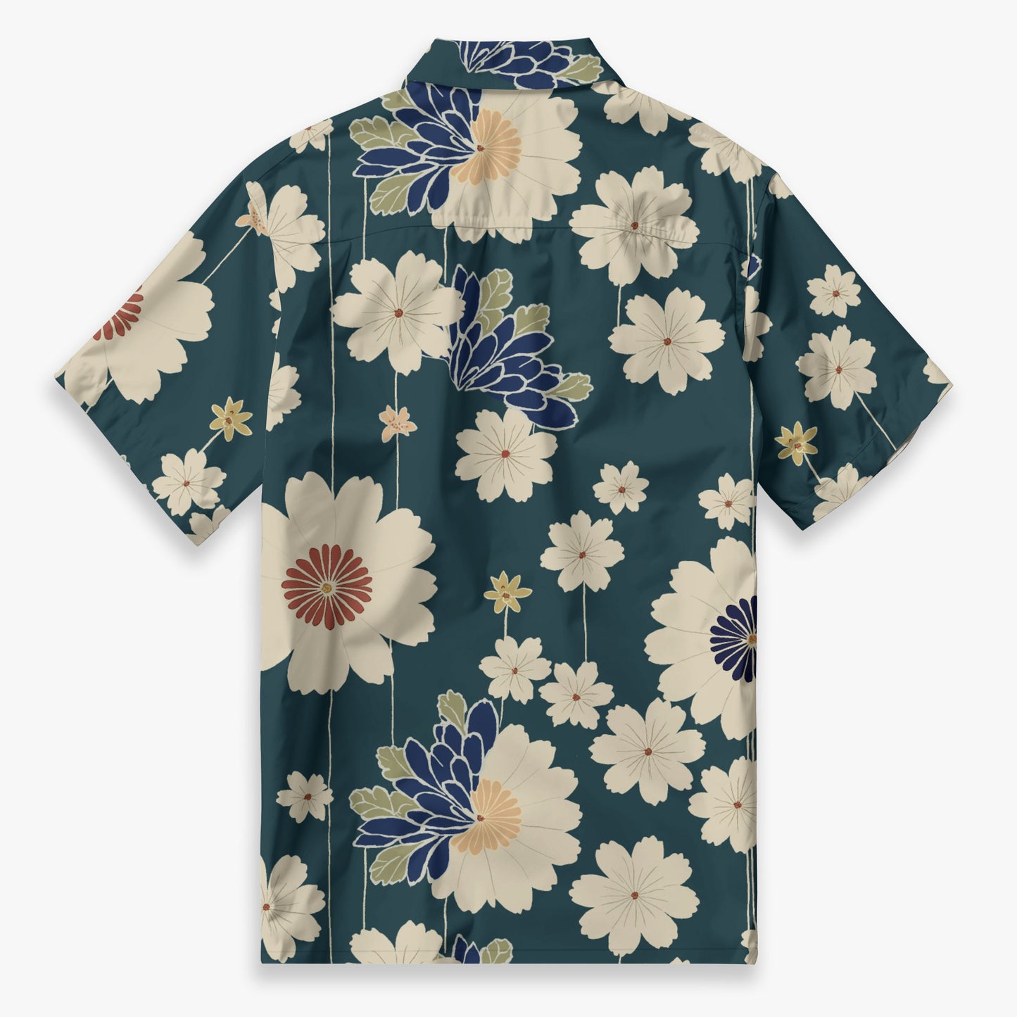 Midnight Petal Waltz Camp Shirt