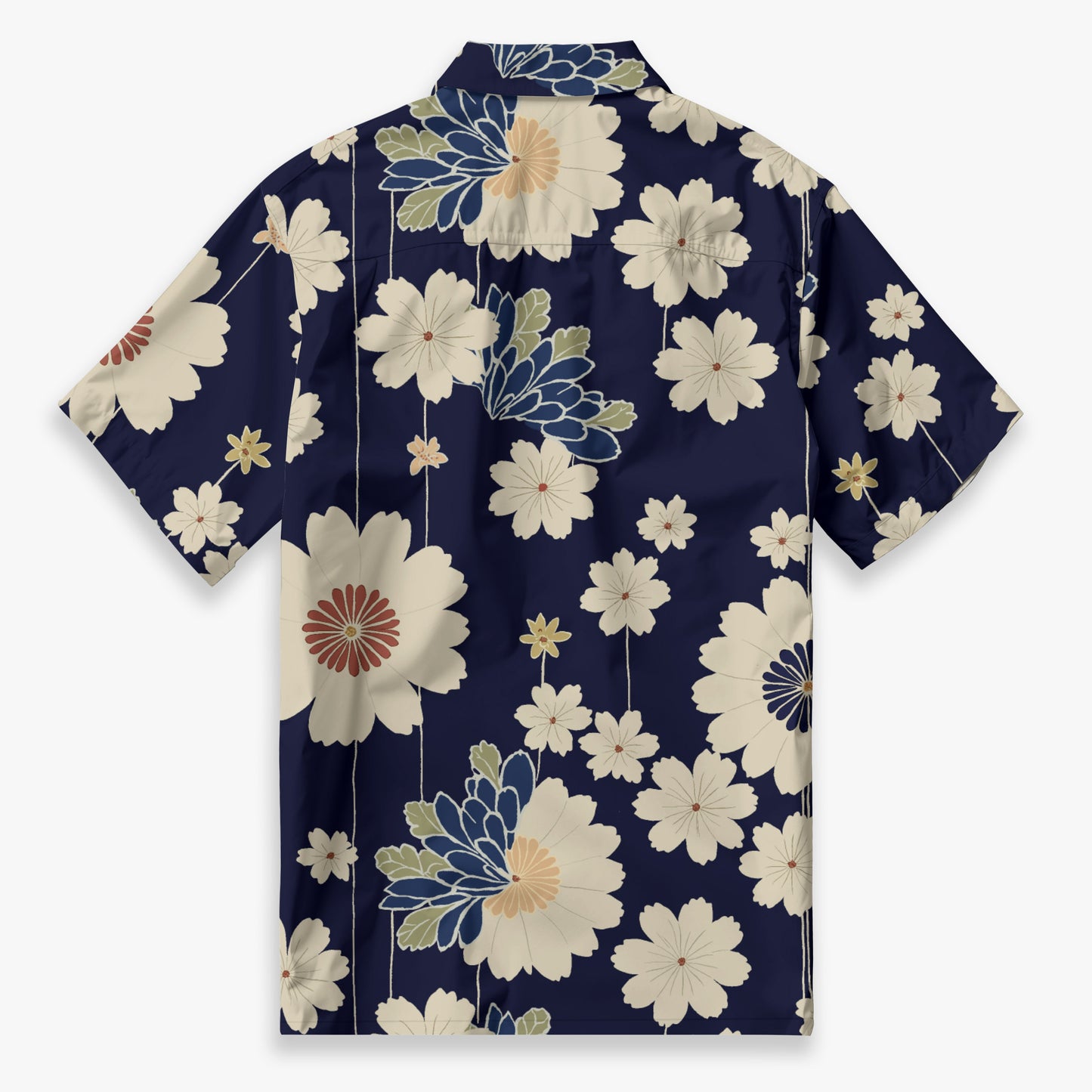 Midnight Petal Waltz Camp Shirt
